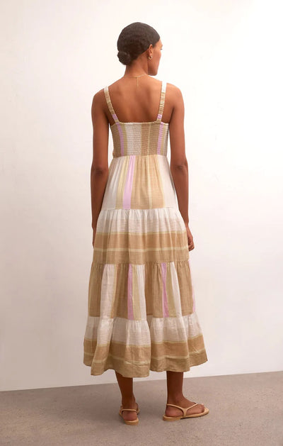 Kyra Stripe Midi Dress