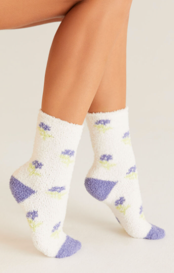 2-Pack Plush Foulard Socks